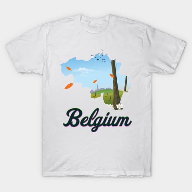 Belgium T-Shirt by nickemporium1